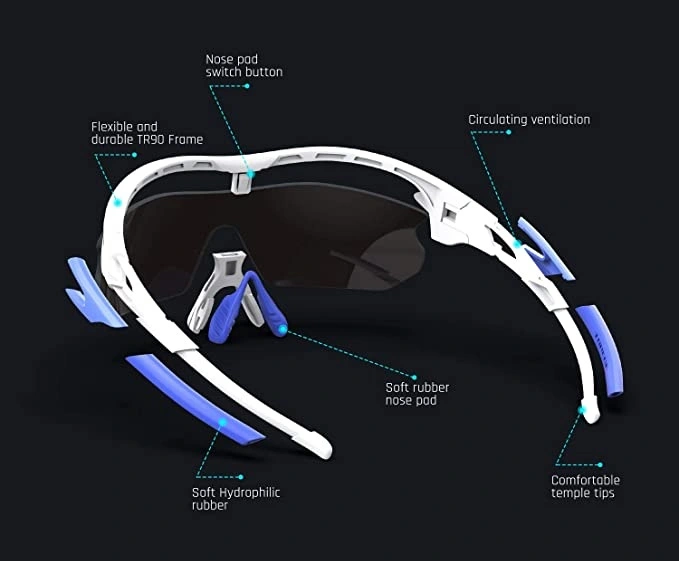 Torege Cycling Sunglasses Features