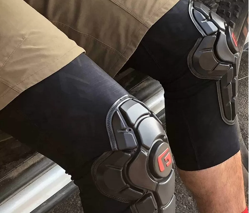 G-Form Pro X2 Knee Pads Wearing
