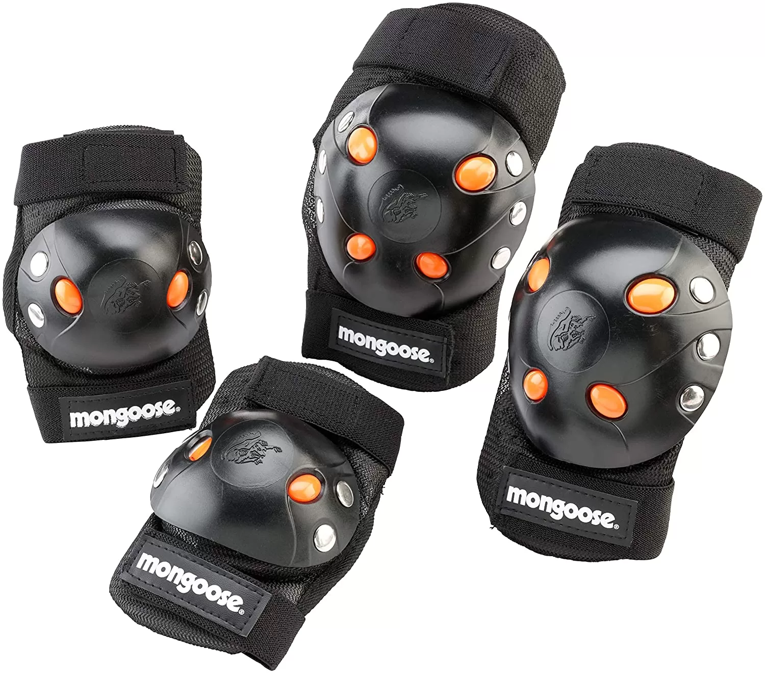 Mongoose Youth Knee and Elbow Pad Set